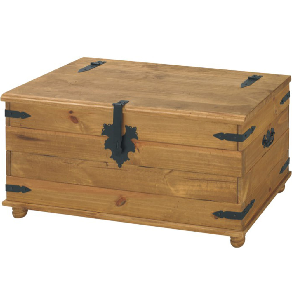 Resultado de imagem para bau de madeira maciça